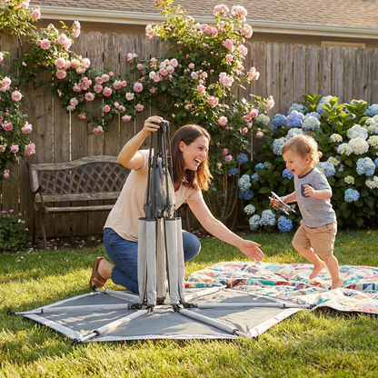 Joymound playpen Gray