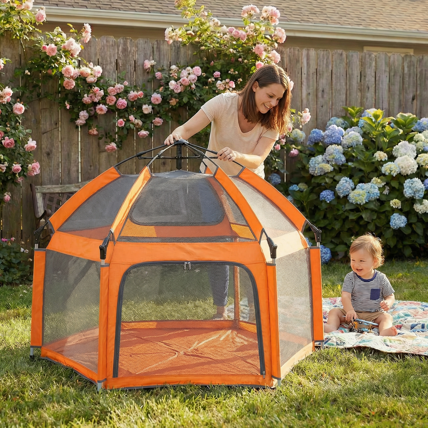 Joymound playpen Orange
