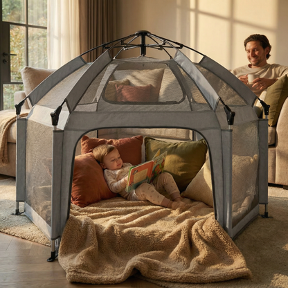 Joymound playpen Gray